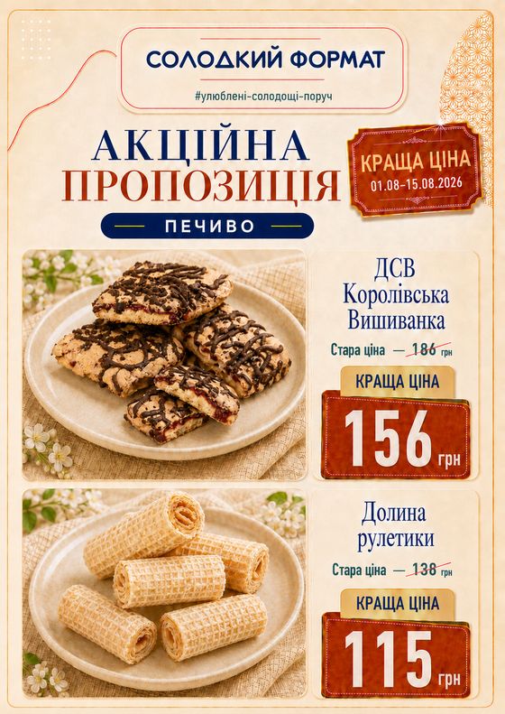 Акційна пропозиція: ДСВ Королівська Вишиванка, Долина рулетики